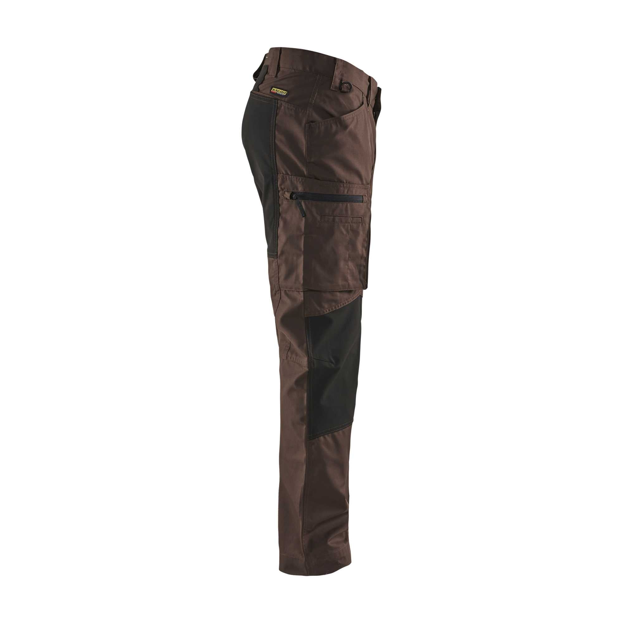 BLAKLADER 14591845 Service Trousers with Stretch Work Trousers Men - stretch panels